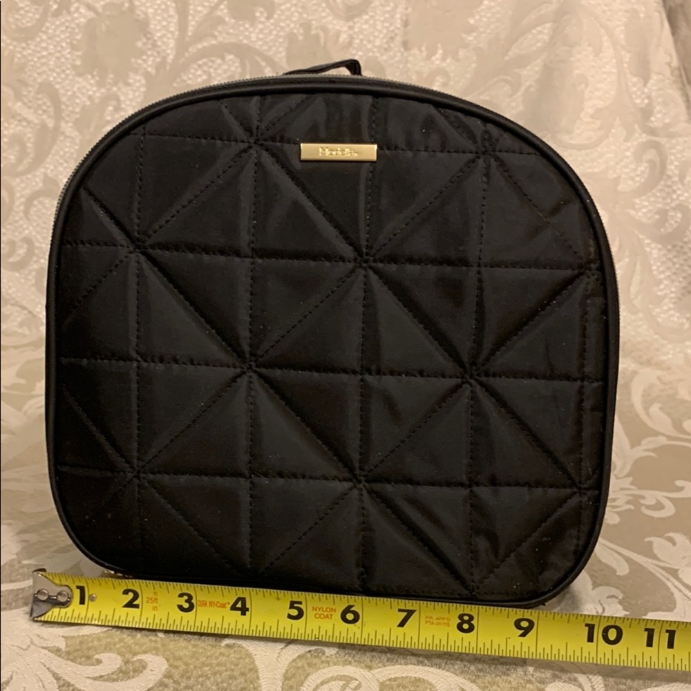 Modella Black Quilted Makeup Organizer